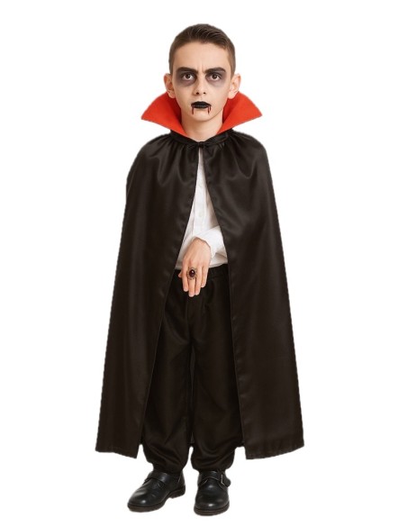 Capa Vampiro 8/10 Anos | Disfarces Infantis O Rei do Carnaval